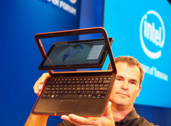 Dell muestra tablet que se transforma en netbook