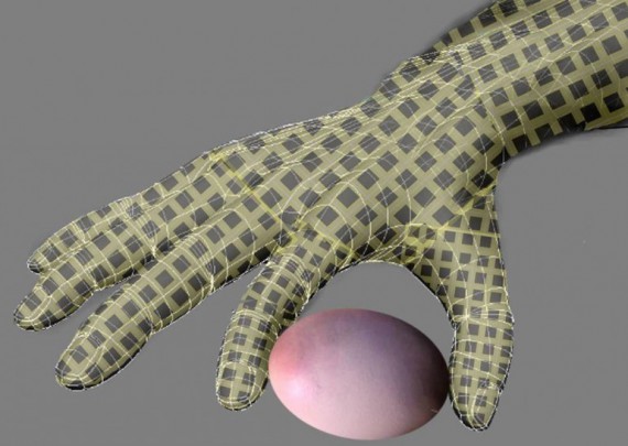 e-skin: Piel artificial sensible a la presión creada a partir de nanocables