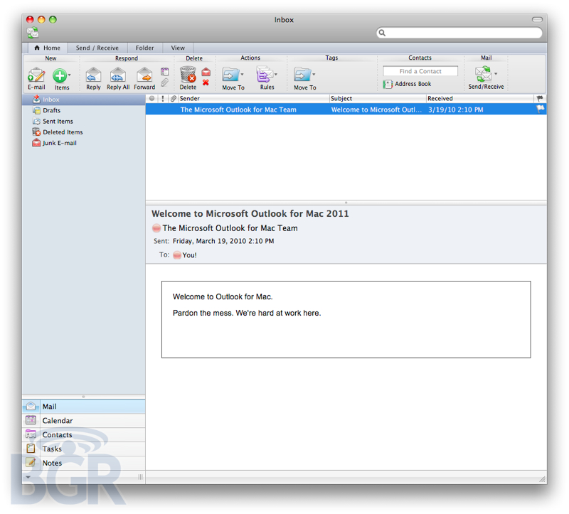 Outlook en Microsoft Office 2011