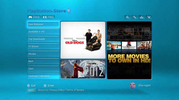 Pelculas en Alta Definicin llegan a la PlayStation Network