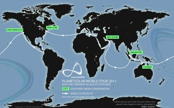 PlanetSolar es el barco solar ms grande del mundo, dara la vuelta al mundo