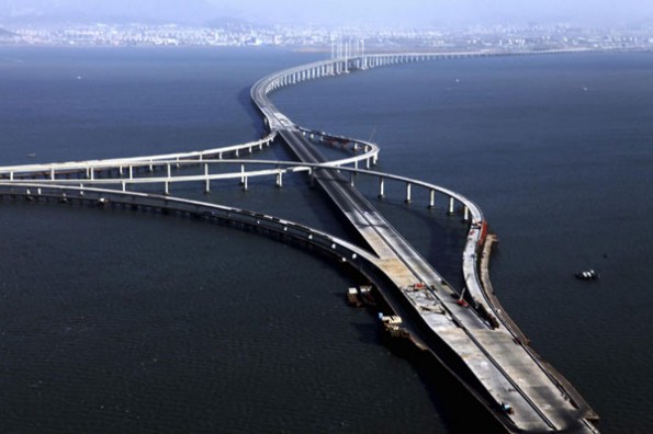 China construye el puente ms largo del mundo