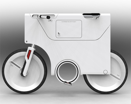 Ebiq, la bicicleta futurista fácil de estacionar