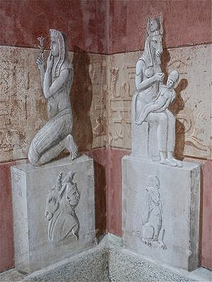 Encontrada sala de inspiracin egipcia del siglo XVIII