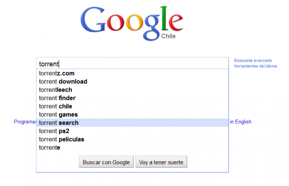 Google comienza a censurar las bsquedas de archivos Torrent y RapidShare