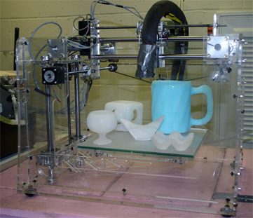 Impresora que modela estructuras de hielo en 3D