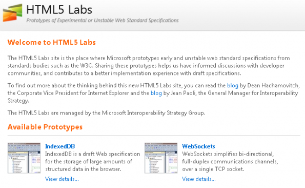Microsoft apoya el desarrollo de HTML5 en laboratorio abierto