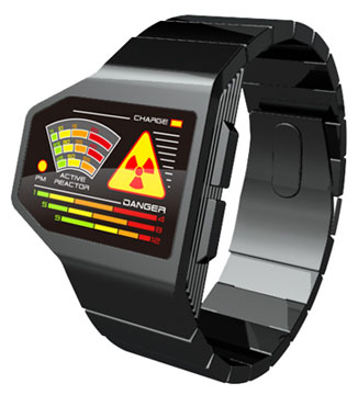 Radiation Level LED, el nuevo y llamativo reloj de Tokyoflash 