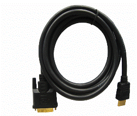 Cable para computador Hdmi a DVI 24+1 de 3 Mts