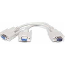 Cable para computador, Splitter Duplicador De Video VGA Macho a 2 VGA Hembra