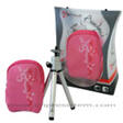 ESTUCHE PARA CAMARA DIGITAL ROSADO INCLUYE TRIPODE